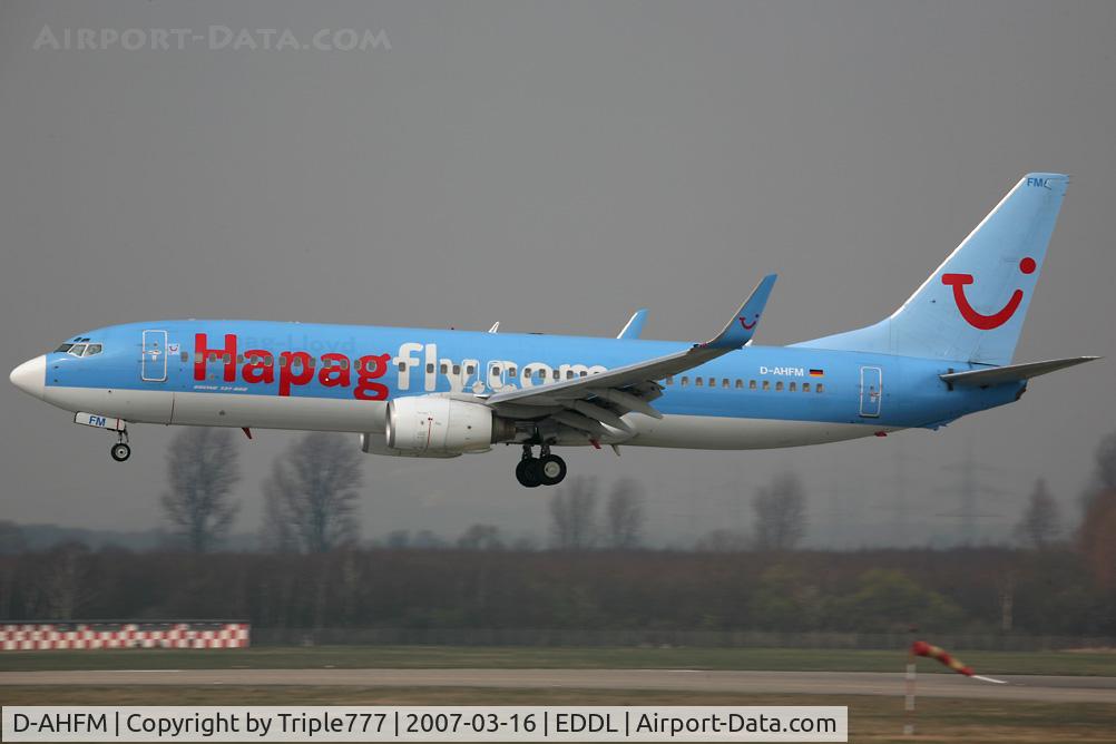 D-AHFM, 2000 Boeing 737-8K5 C/N 27986, Boeing 737-800 Hapagfly