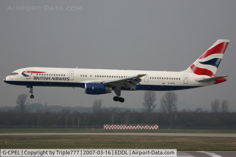 G-CPEL, 1989 Boeing 757-236 C/N 24398, Boeing 757 British Airways