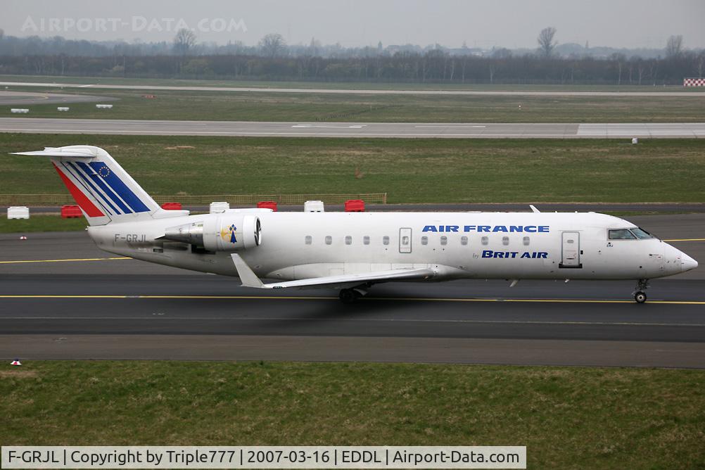 F-GRJL, 1998 Canadair CRJ-100ER (CL-600-2B19) C/N 7221, Canadair CL-600 Air France