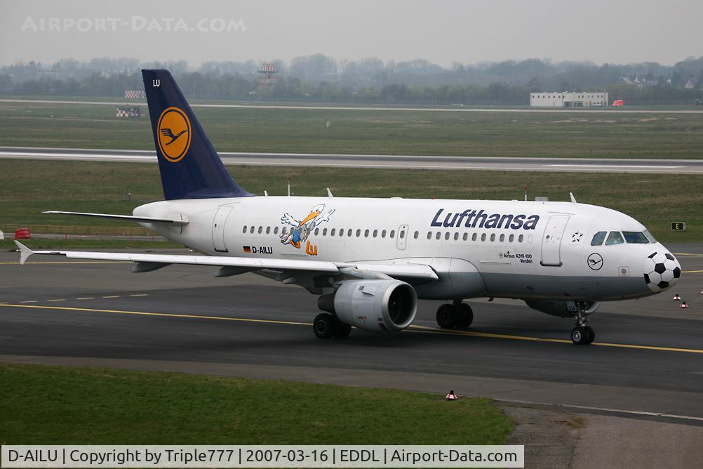 D-AILU, 1997 Airbus A319-114 C/N 744, Airbus 319 Lufthansa