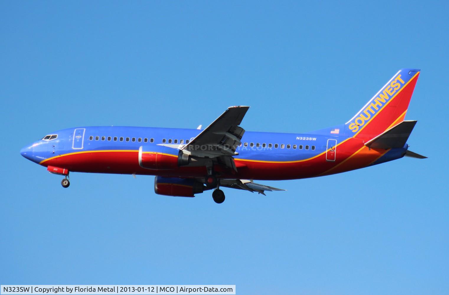 N323SW, 1987 Boeing 737-3H4 C/N 23344, Southwest 737-300