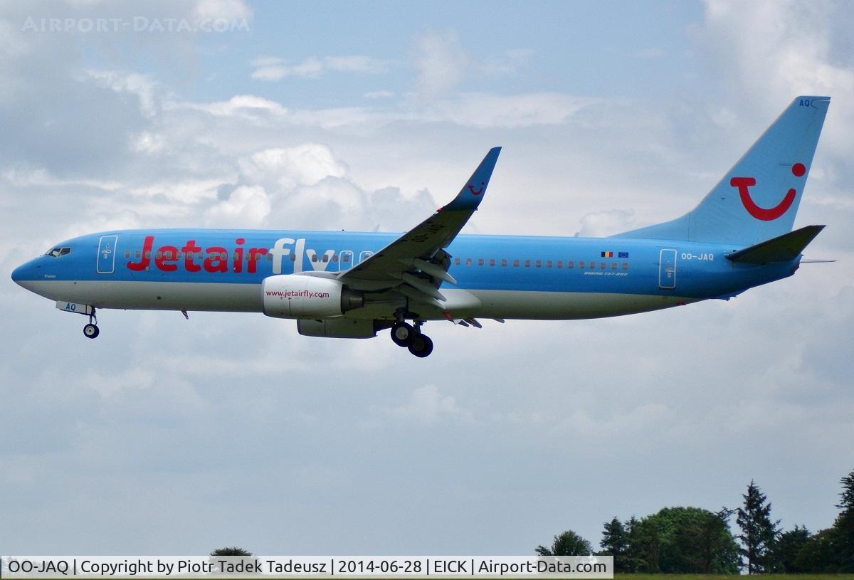 OO-JAQ, 2009 Boeing 737-8K5 C/N 35148, Cork Airport