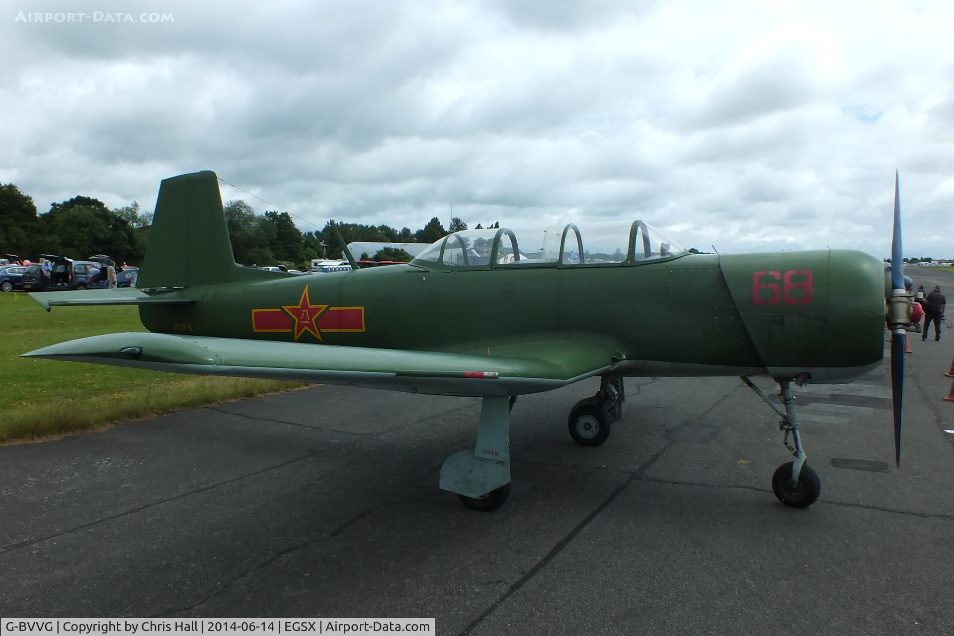 G-BVVG, 1966 Nanchang CJ-6A Chujiao C/N 2751219, at the Air Britain fly in