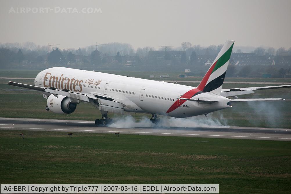 A6-EBR, 2006 Boeing 777-31H/ER C/N 34483, Boeing 777 Emirates