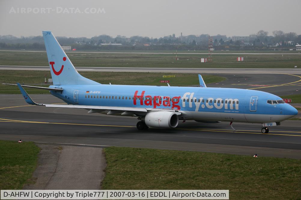 D-AHFW, 2001 Boeing 737-8K5 C/N 30882, Boeing 737-800 Hapagfly