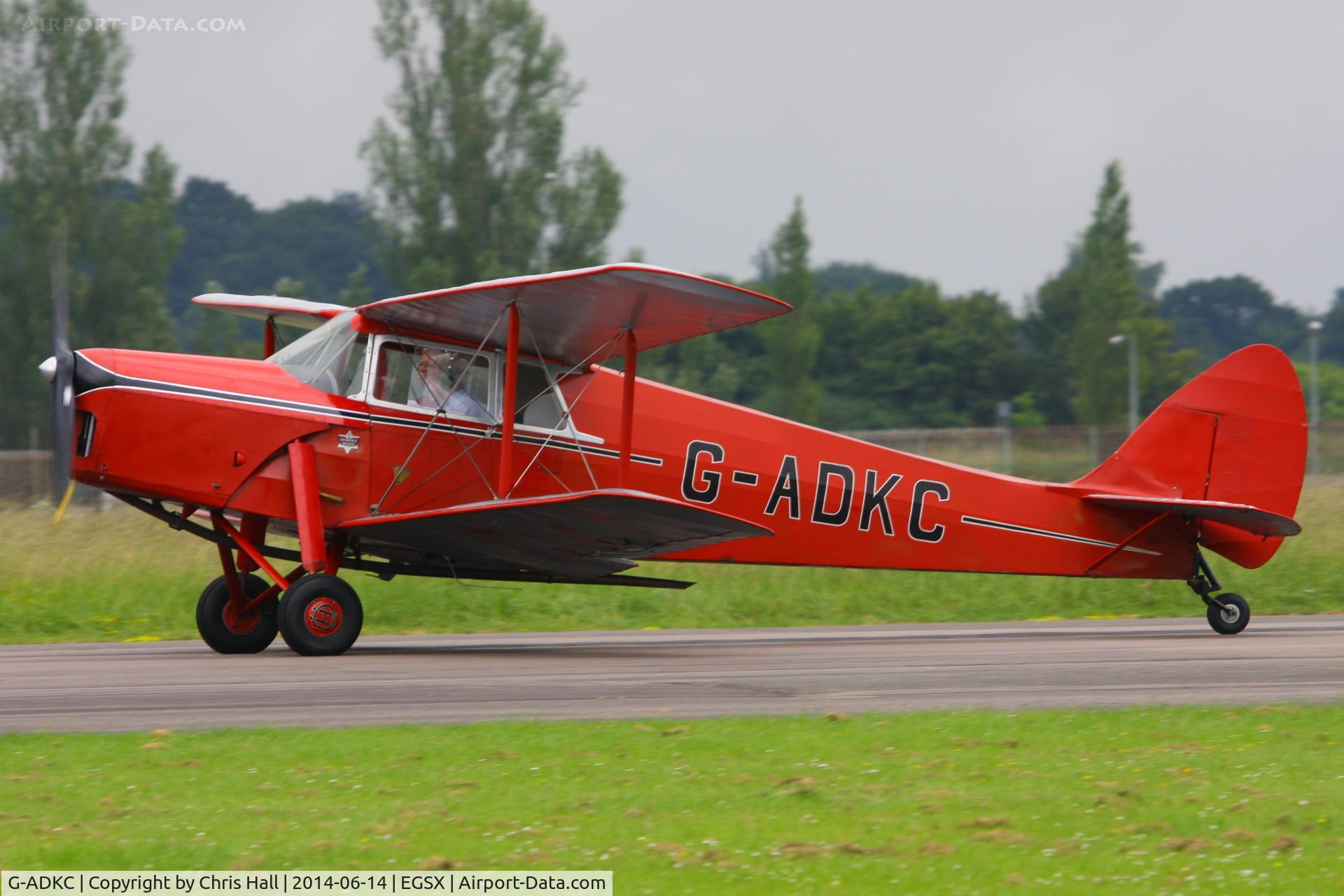 G-ADKC, 1936 De Havilland DH.87B Hornet Moth C/N 8064, at the Air Britain fly in