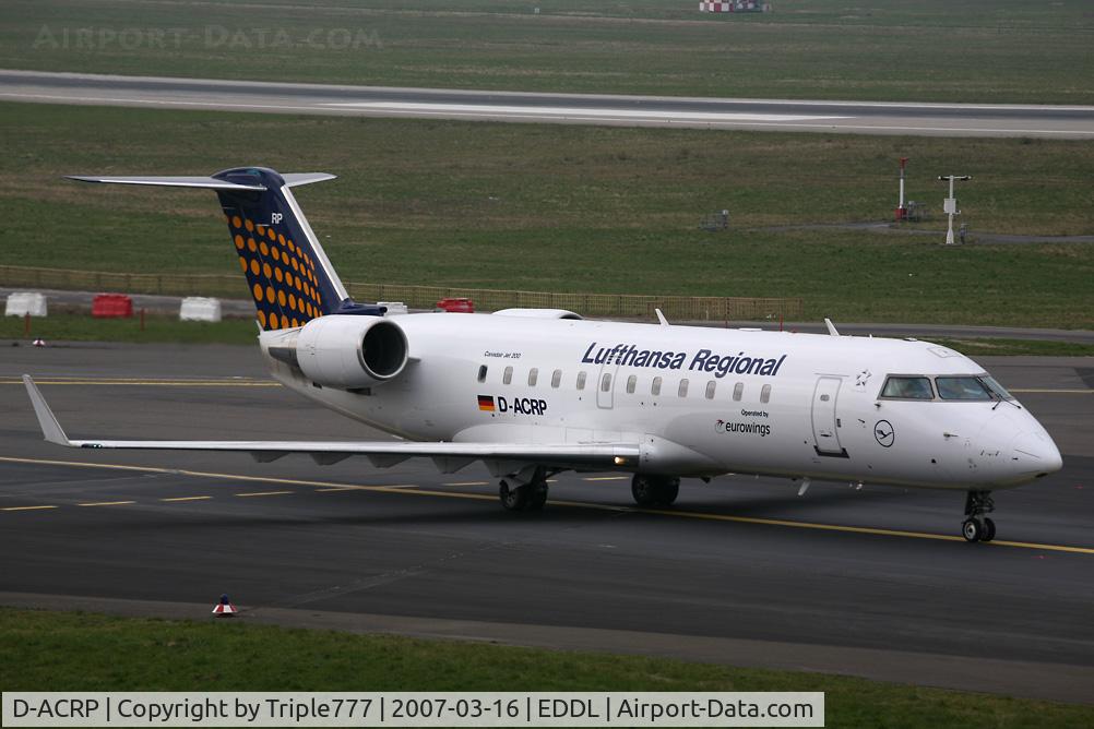 D-ACRP, 2002 Bombardier CRJ-200ER (CL-600-2B19) C/N 7625, Canadair RJ-200ER Lufthansa Regional