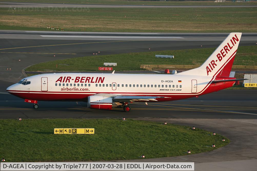 D-AGEA, 1988 Boeing 737-322 C/N 23951, Boeing 737-300 Air Berlin