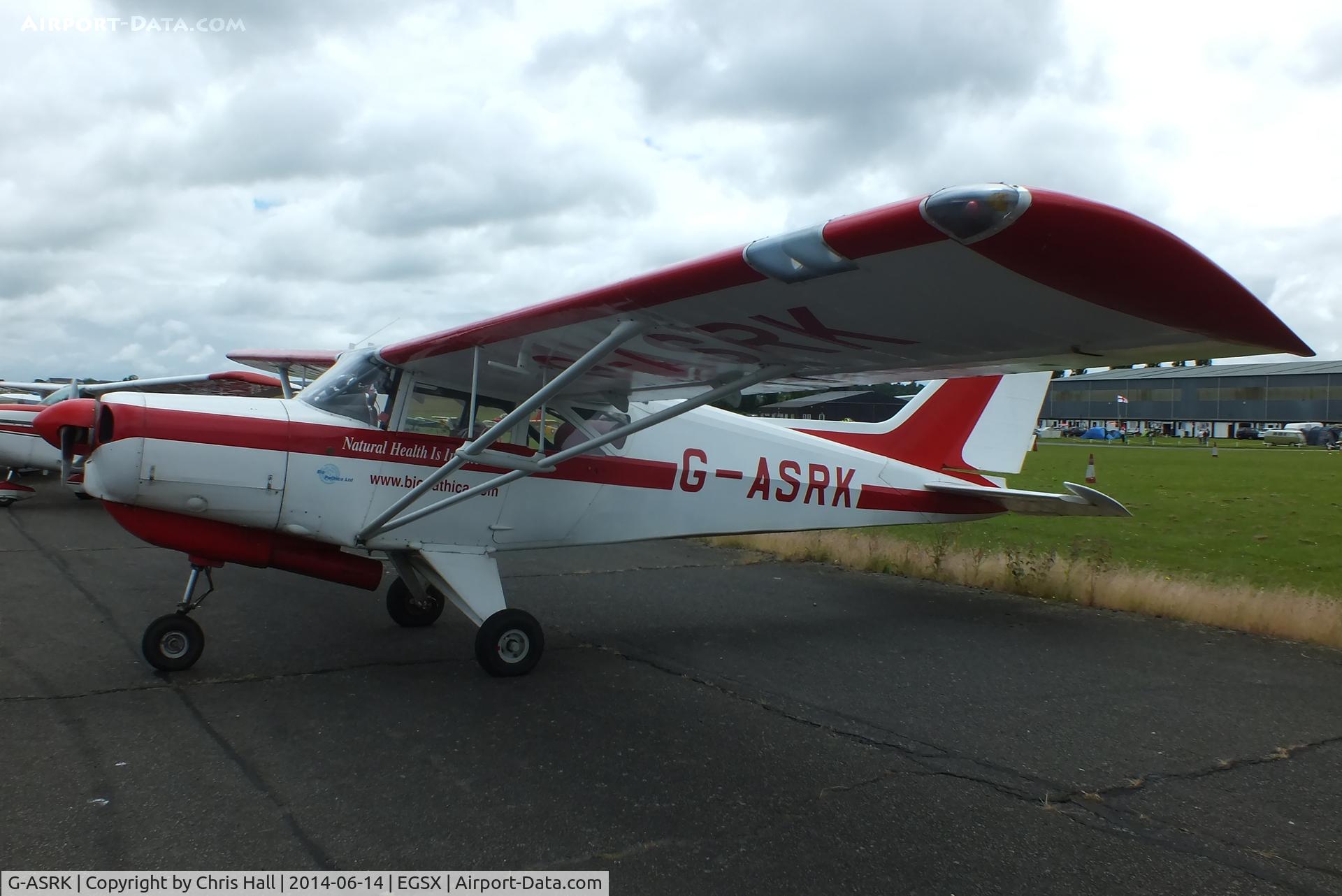 G-ASRK, 1964 Beagle A-109 Airdale C/N B.538, at the Air Britain fly in