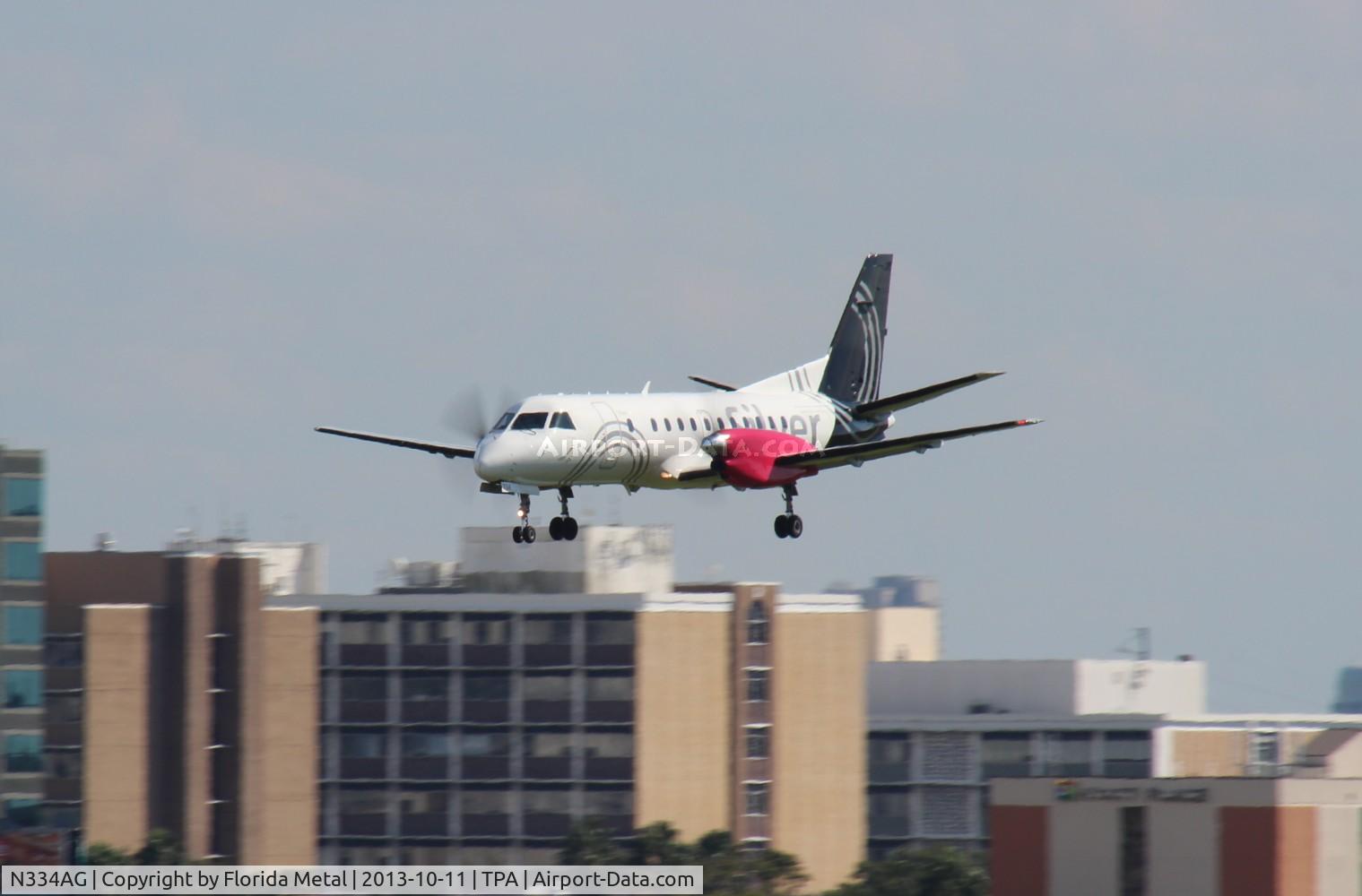 N334AG, 1998 Saab 340B C/N 340B-434, Silver Airways Saab 340B