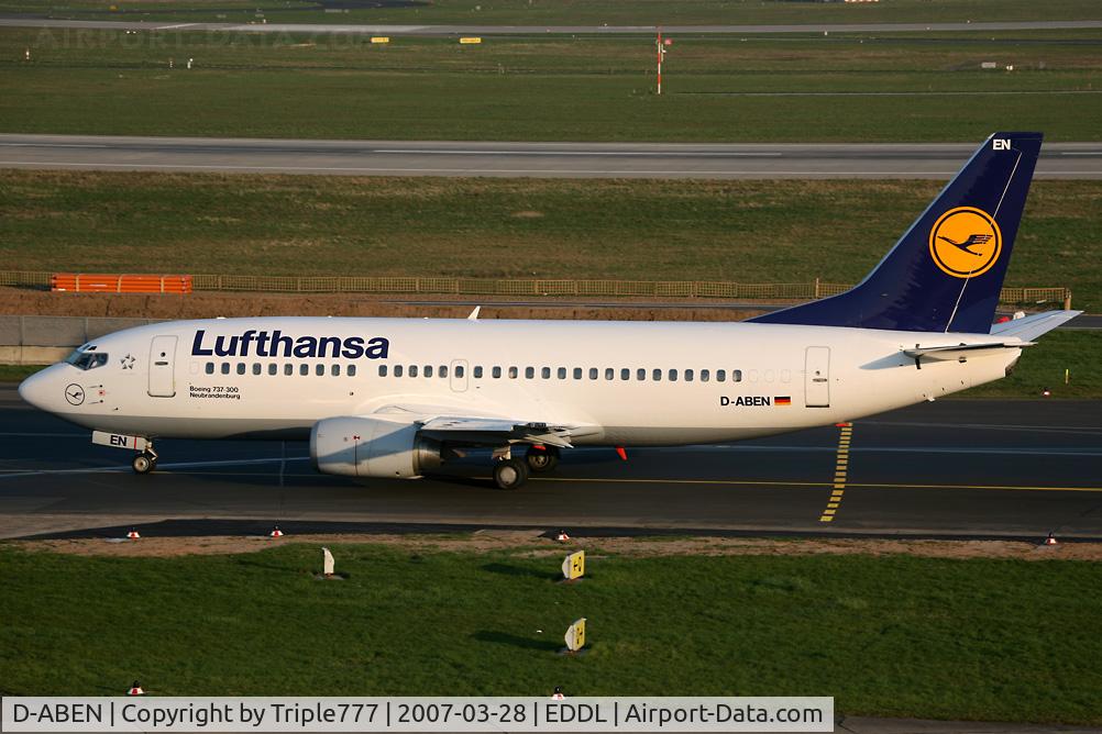 D-ABEN, 1991 Boeing 737-330 C/N 26428, Boeing 737-300 Lufthansa
