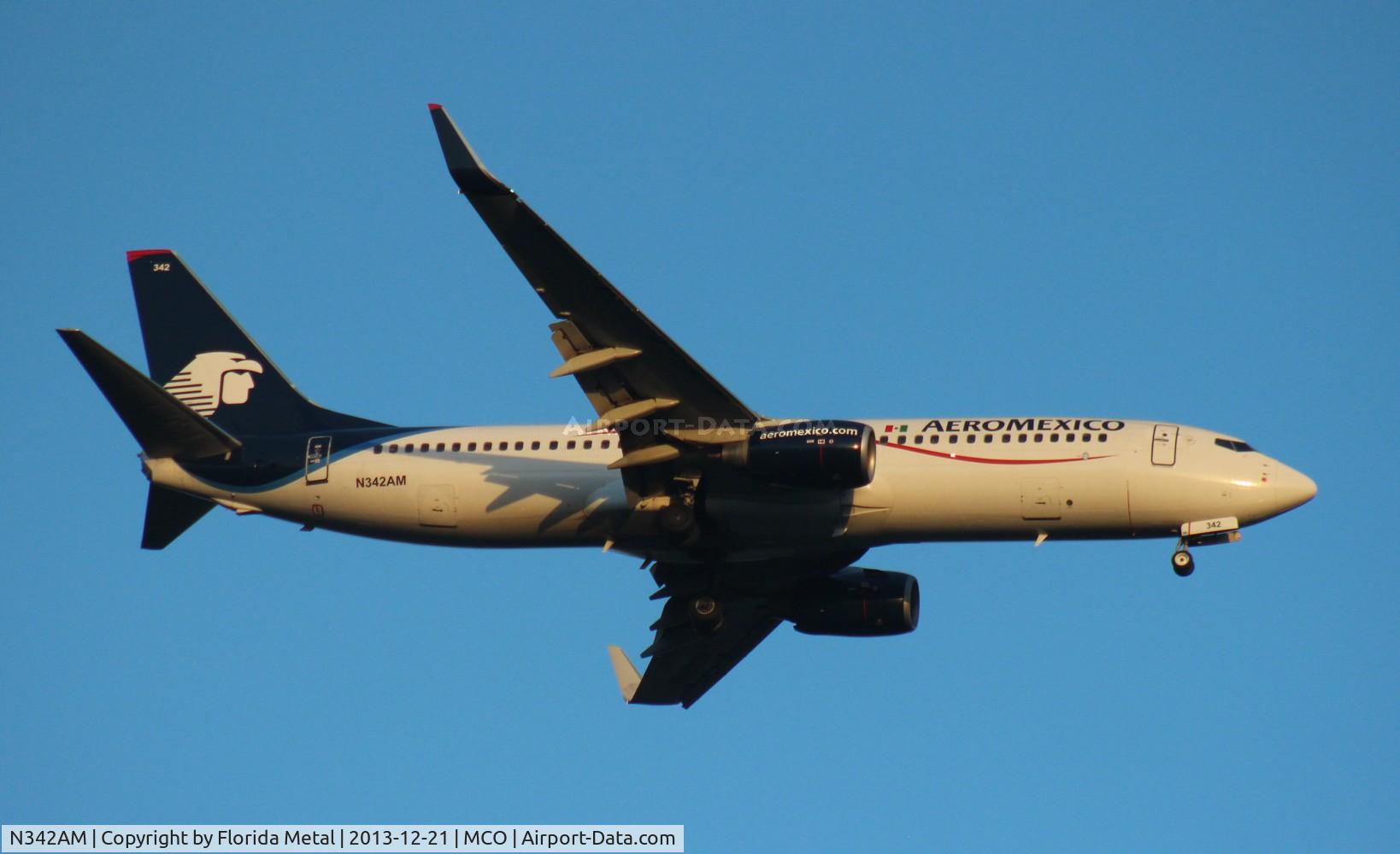 N342AM, 2005 Boeing 737-8Z9 C/N 34262, Aeromexico 737-800