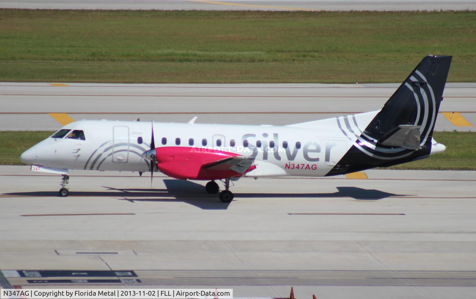 N347AG, 1998 Saab 340B C/N 340B-447, Silver Airways Saab 340