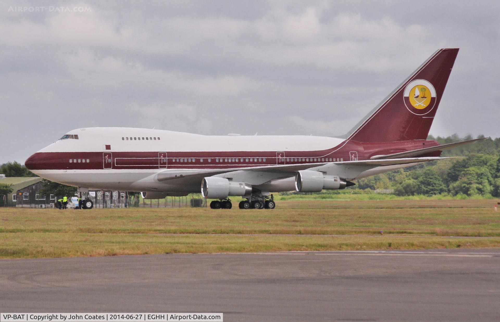 VP-BAT, 1979 Boeing 747SP-21 C/N 21648, Resident arrives after training