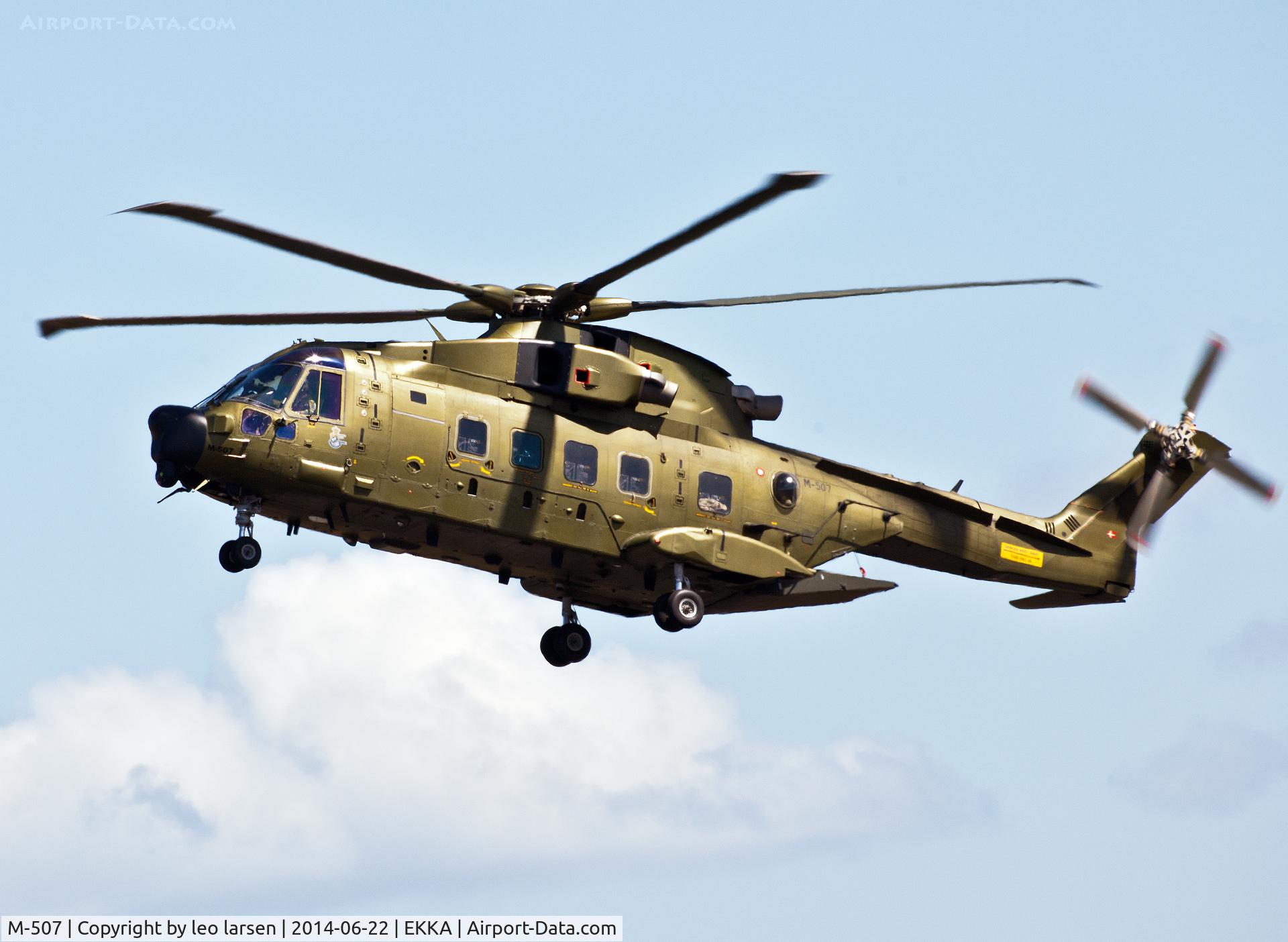 M-507, 2006 AgustaWestland EH-101 Mk. 512 Merlin Joint Supporter C/N 50136, Karup Air Base 22.6.14