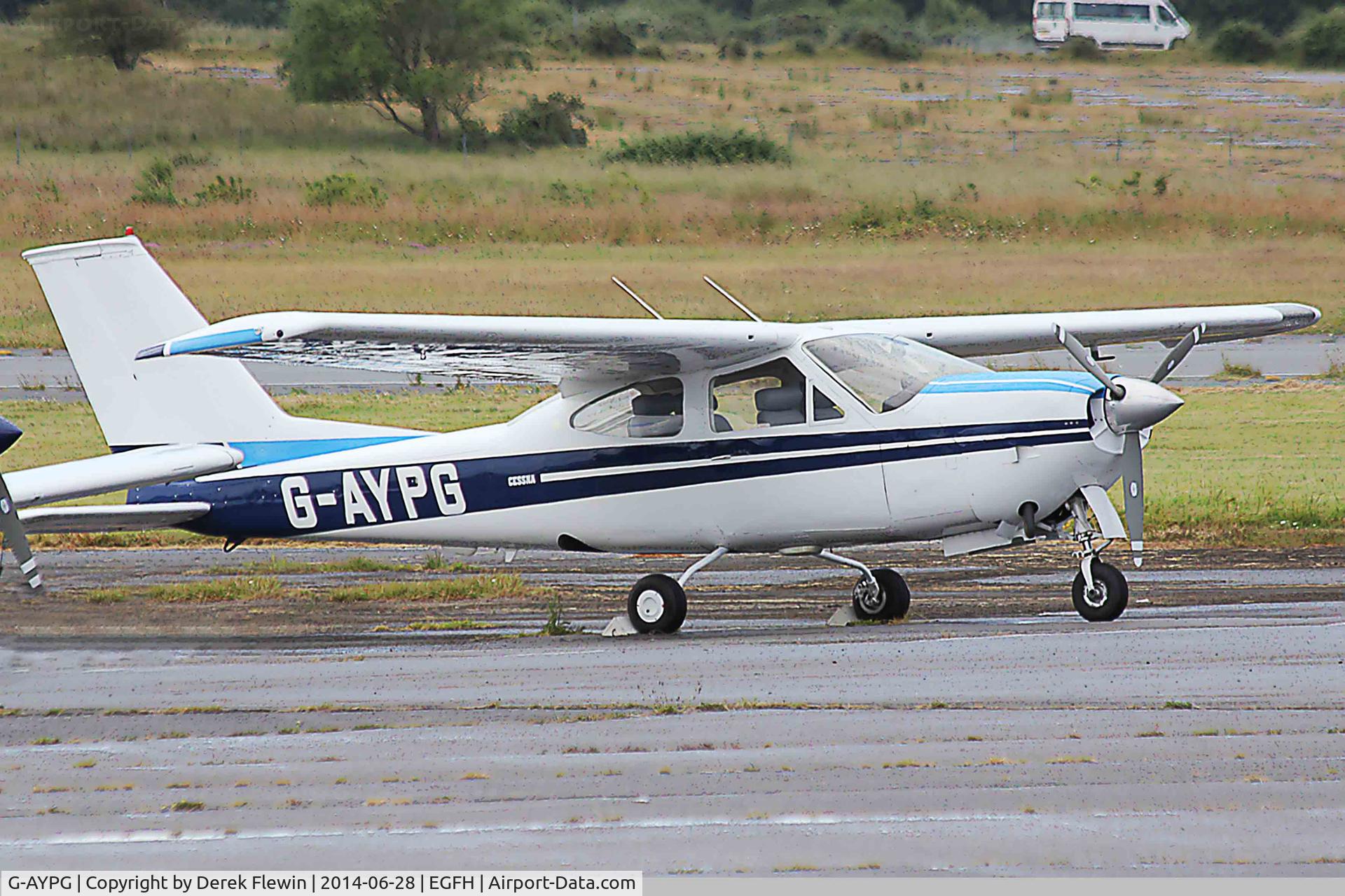 G-AYPG, 1971 Reims F177RG Cardinal RG C/N 0007, Visiting Cardinal RG, seen at EGFH.