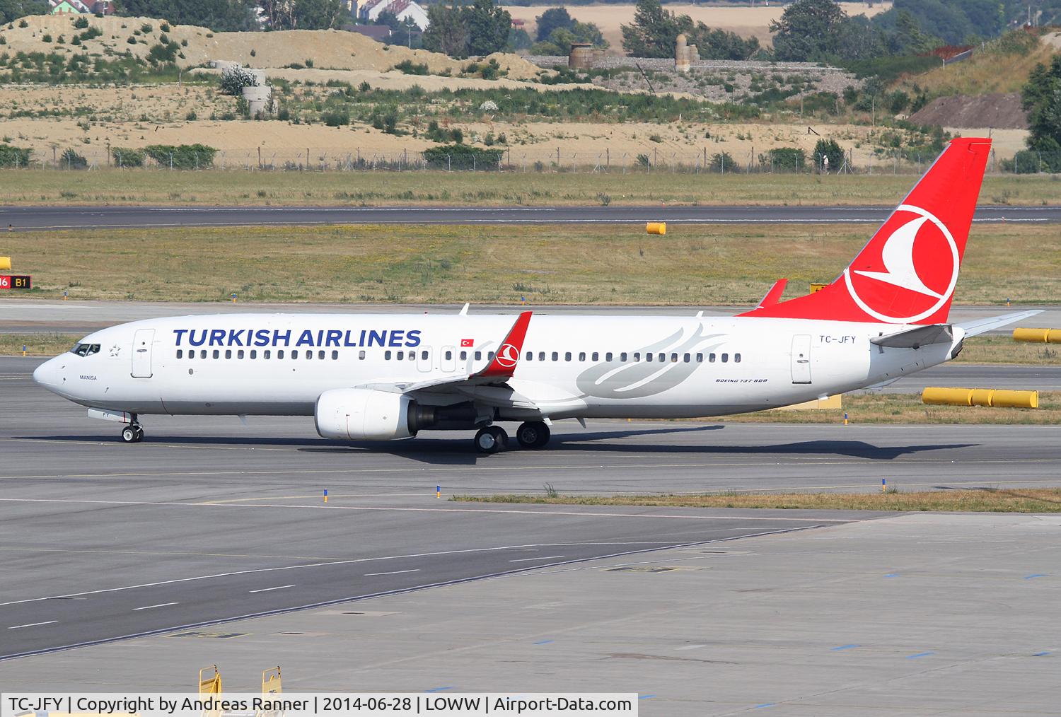 TC-JFY, 2000 Boeing 737-8F2 C/N 29783/497, Turkish Airlines B737