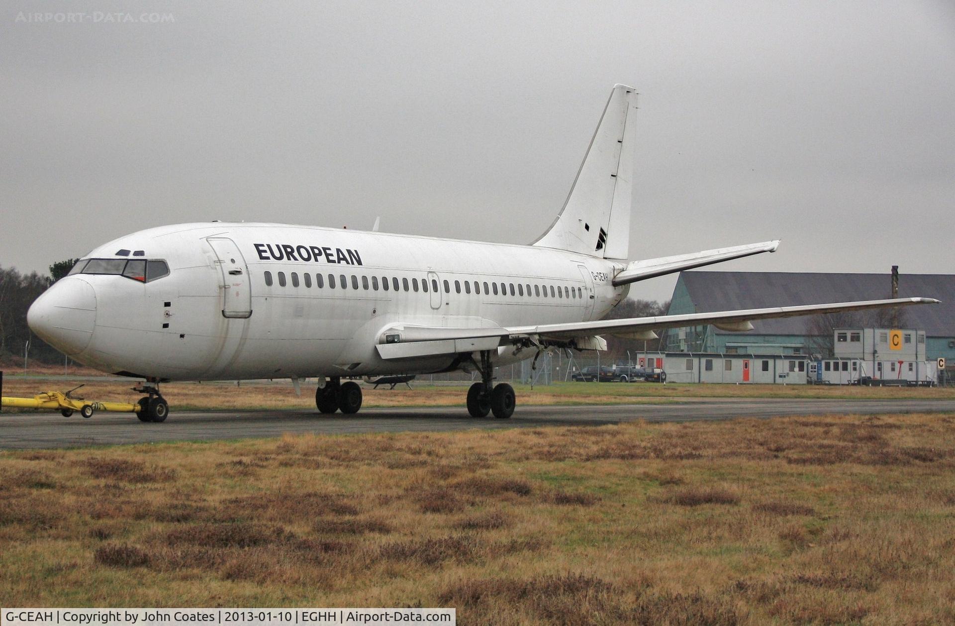 G-CEAH, 1975 Boeing 737-229 C/N 21135, About to be halved