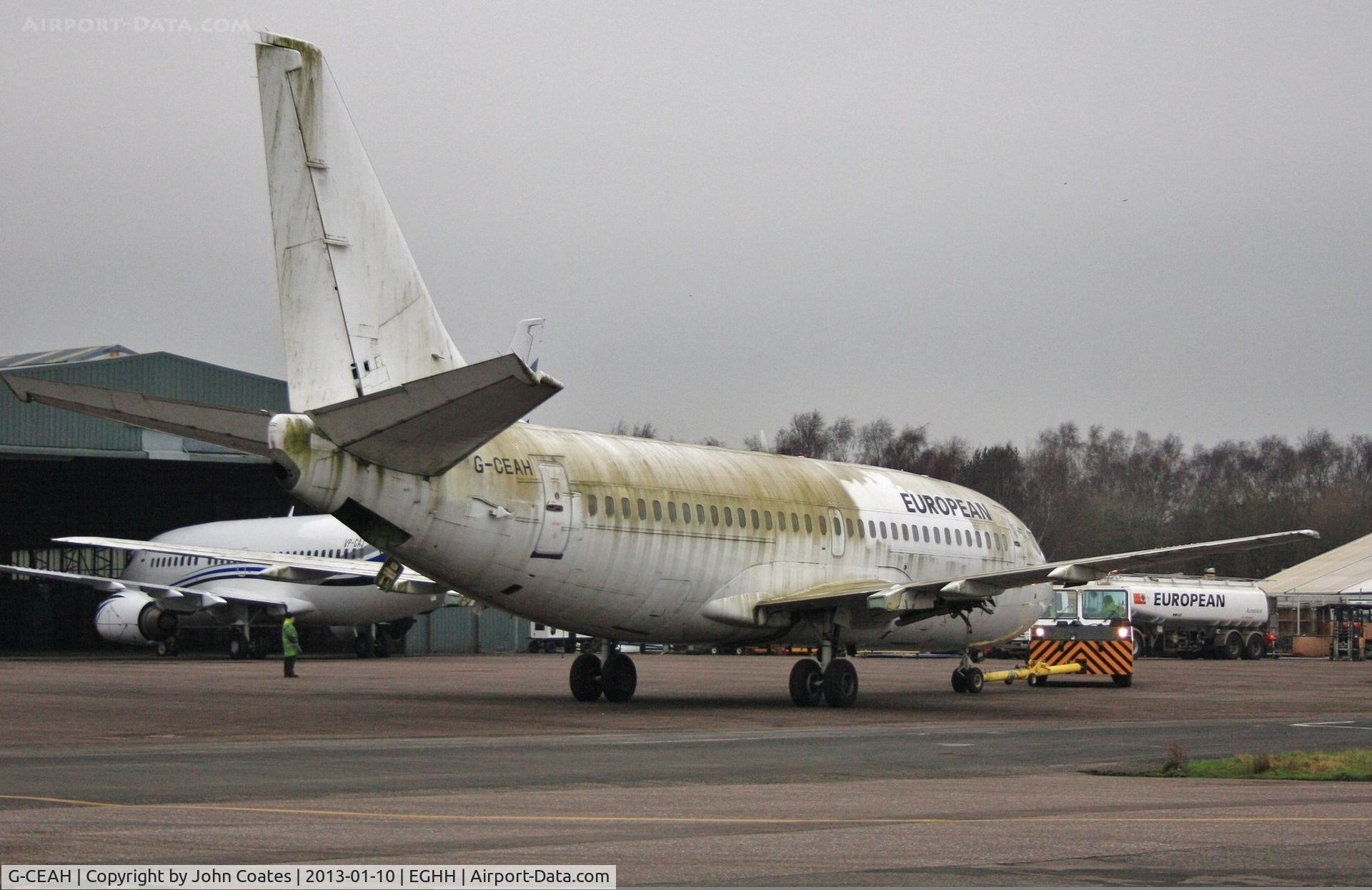 G-CEAH, 1975 Boeing 737-229 C/N 21135, Soon to be cut in half