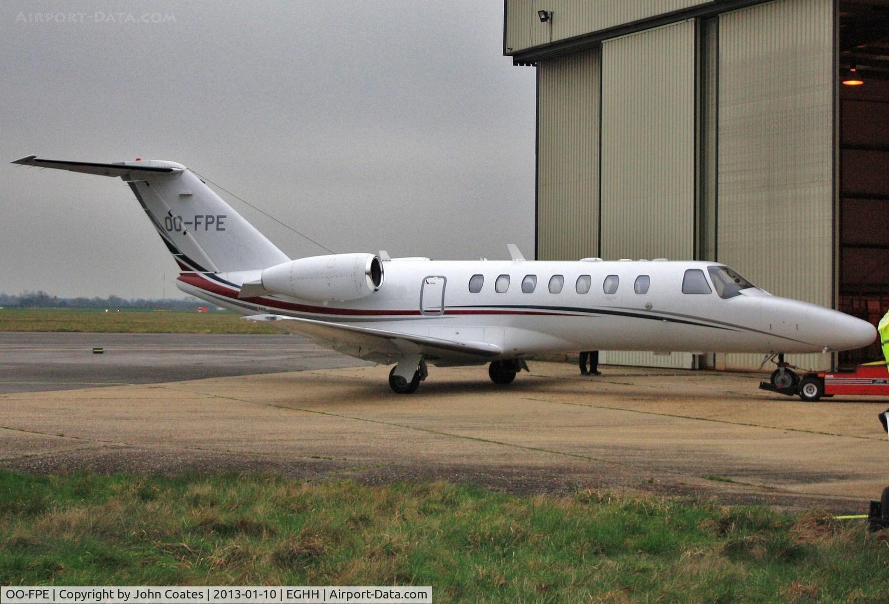 OO-FPE, 2007 Cessna 525B CitationJet CJ3 C/N 525B-0158, At CSE