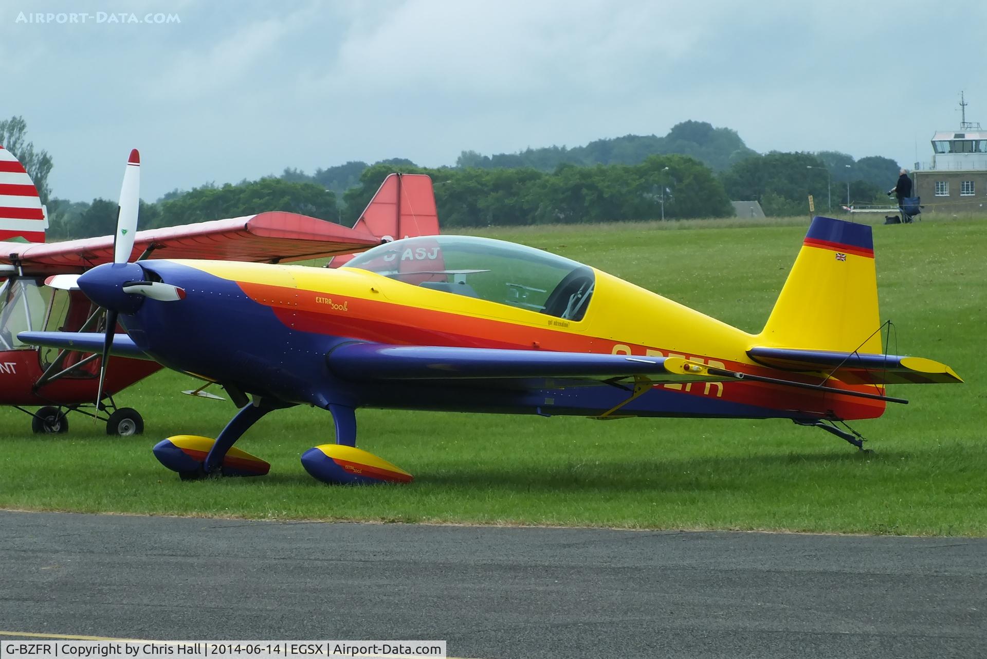 G-BZFR, 2000 Extra EA-300L C/N 203, at the Air Britain fly in
