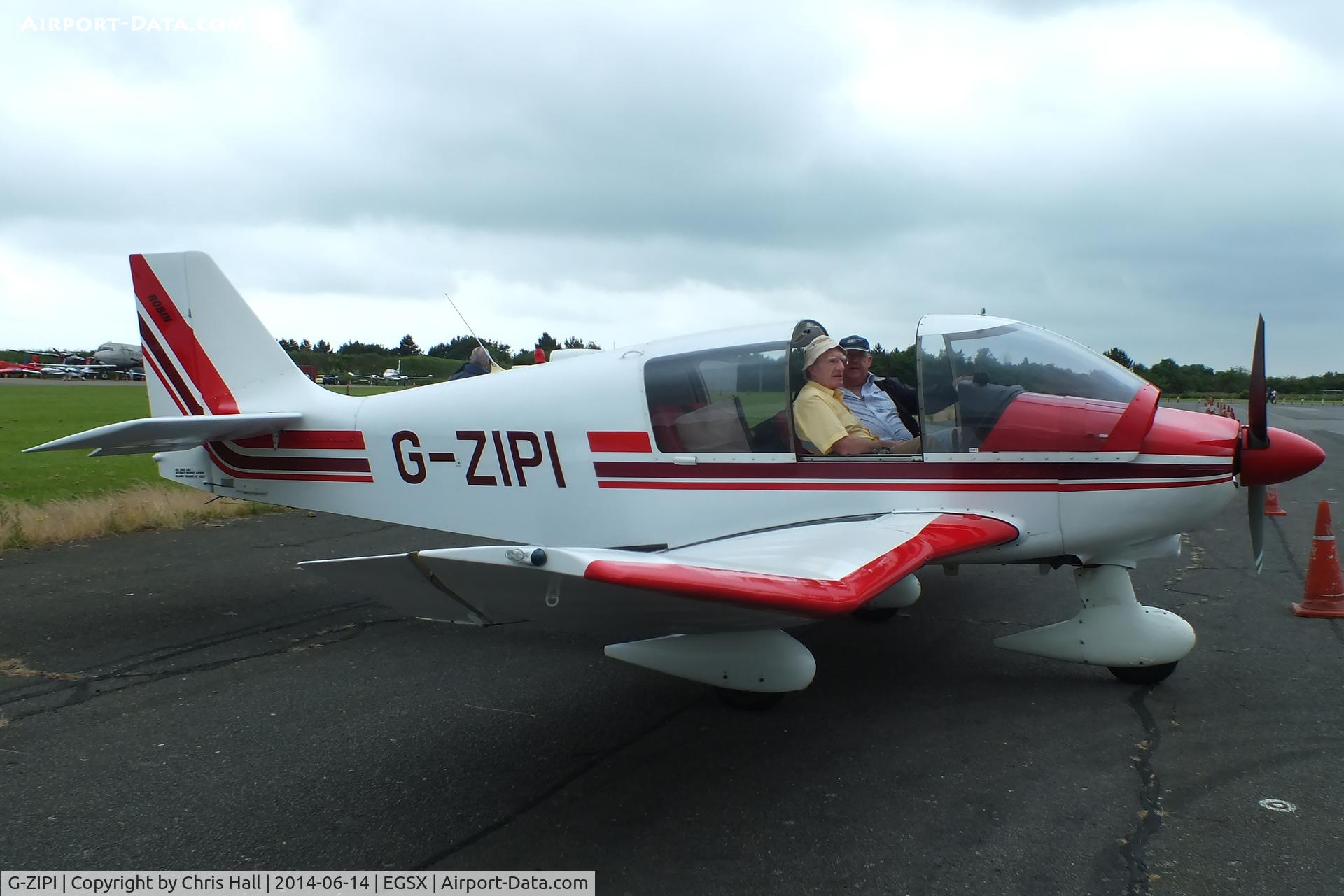 G-ZIPI, 1982 Robin DR-400-180 Regent Regent C/N 1557, at the Air Britain fly in