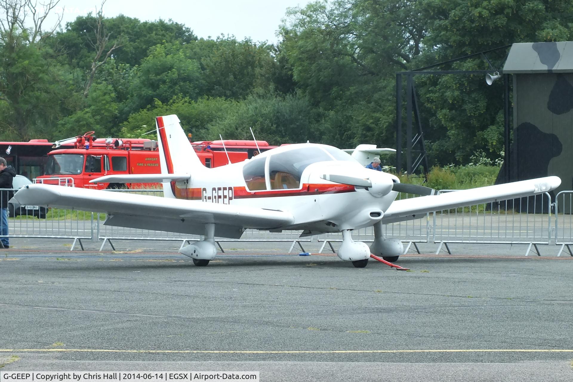 G-GEEP, 1980 Robin R-1180TD Aiglon C/N 266, at the Air Britain fly in