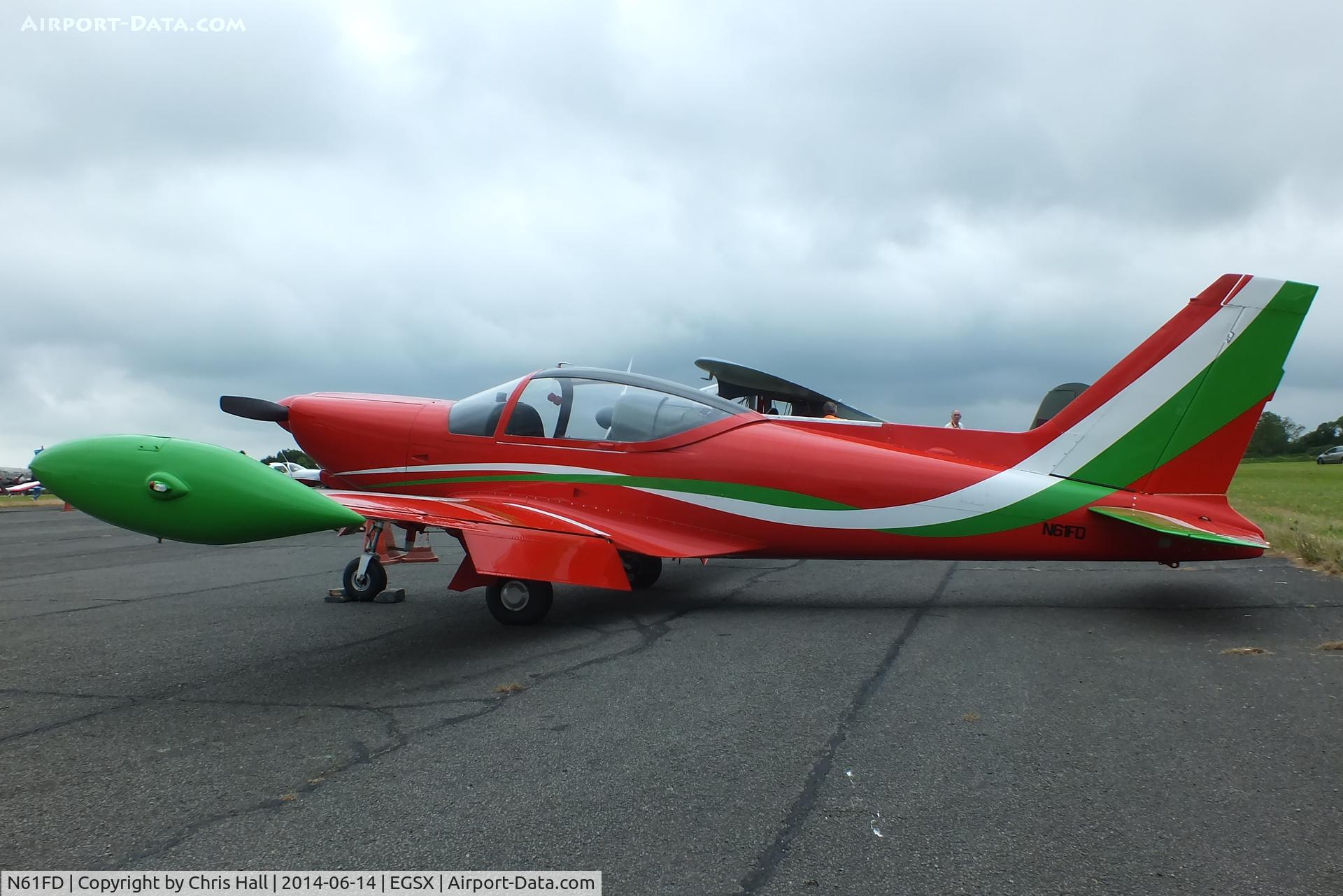 N61FD, 1983 SIAI-Marchetti F-260C C/N 719, at the Air Britain fly in