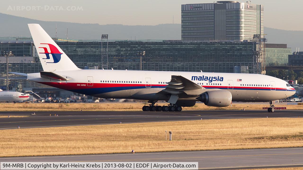 9M-MRB, 1997 Boeing 777-2H6/ER C/N 28409, Malaysia