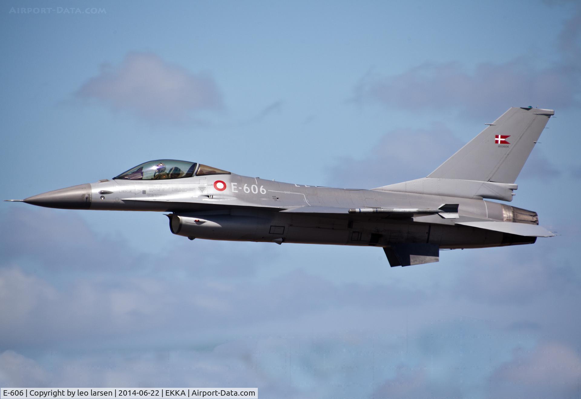 E-606, 1980 SABCA F-16AM Fighting Falcon C/N 6F-41, Karup Air Base 22.6.14