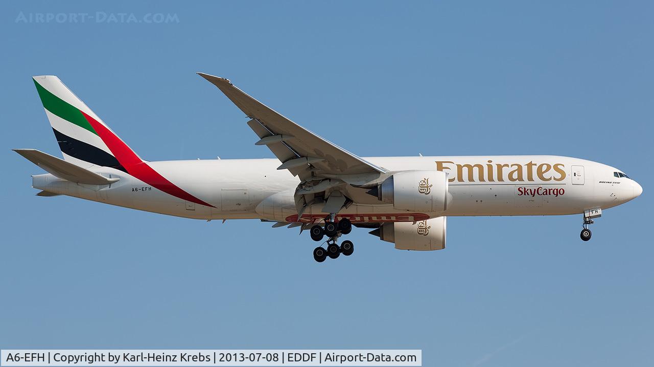 A6-EFH, 2012 Boeing 777-F1H C/N 35608, Final RWY 07R