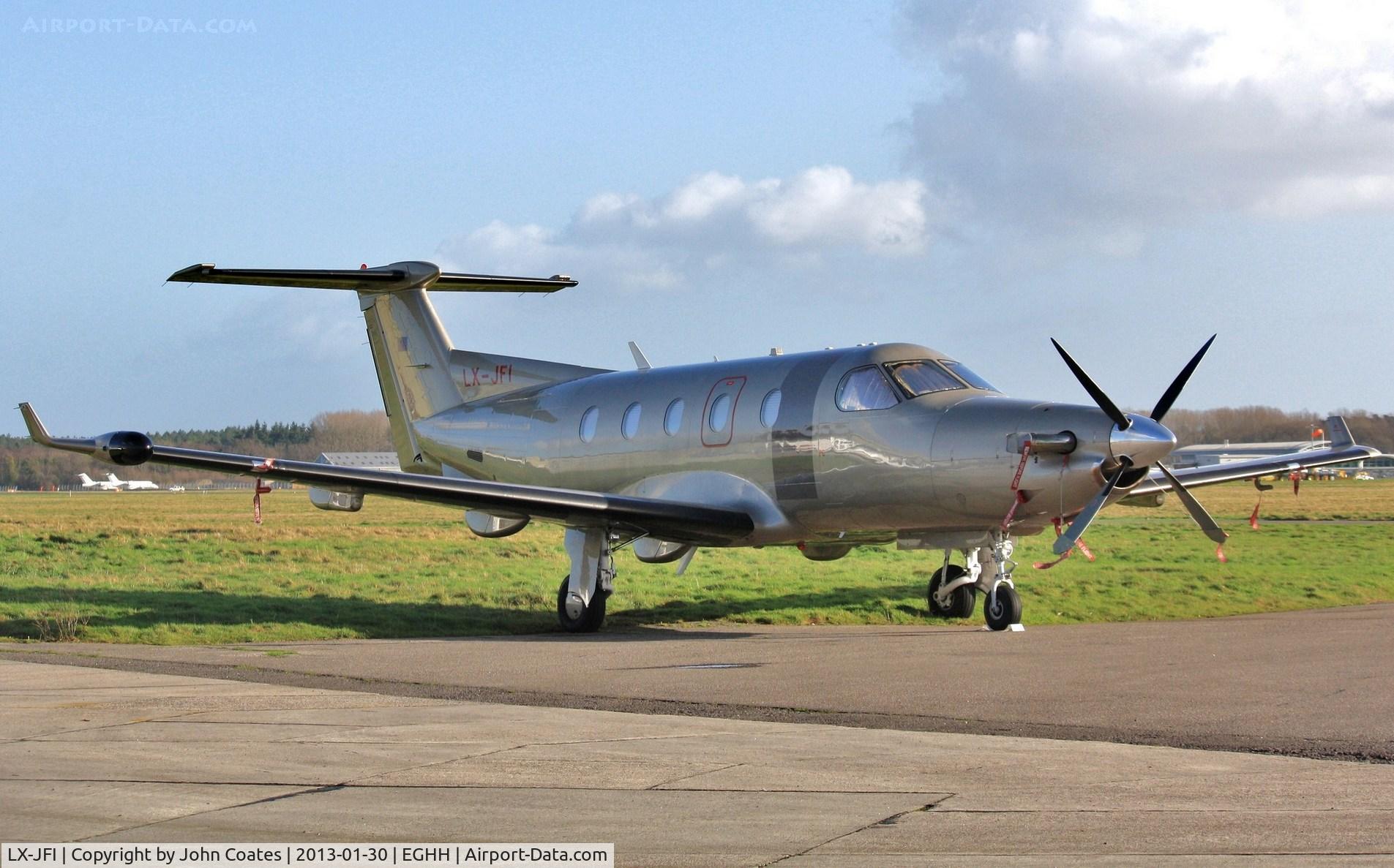 LX-JFI, 2004 Pilatus PC-12/45 C/N 574, At Pilatus