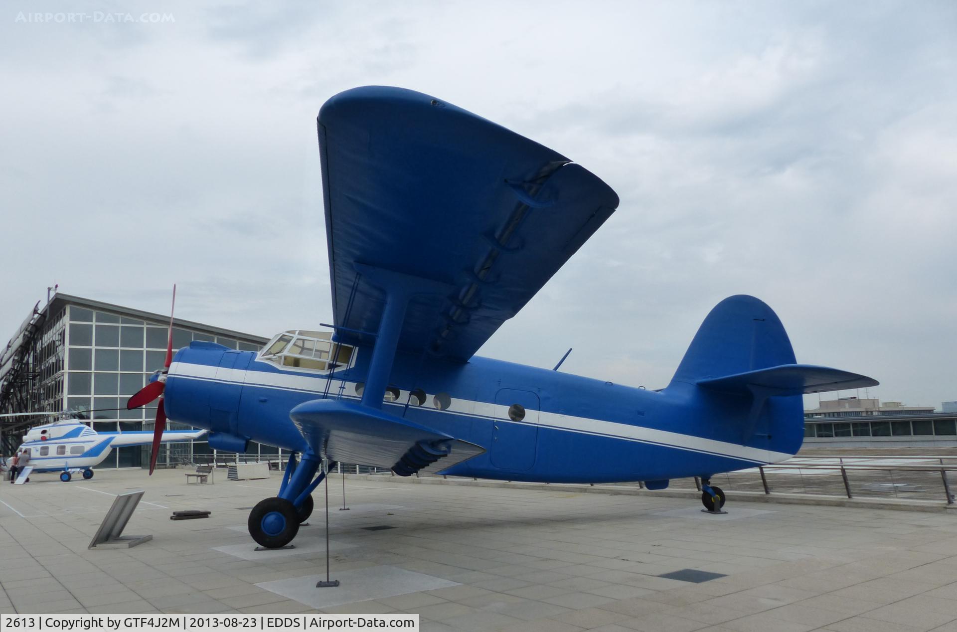 2613, Antonov An-2T C/N 1G26-13, 2613  ex Polish AF   preserved at Albatros Flugmuseum, Stuttgart airport