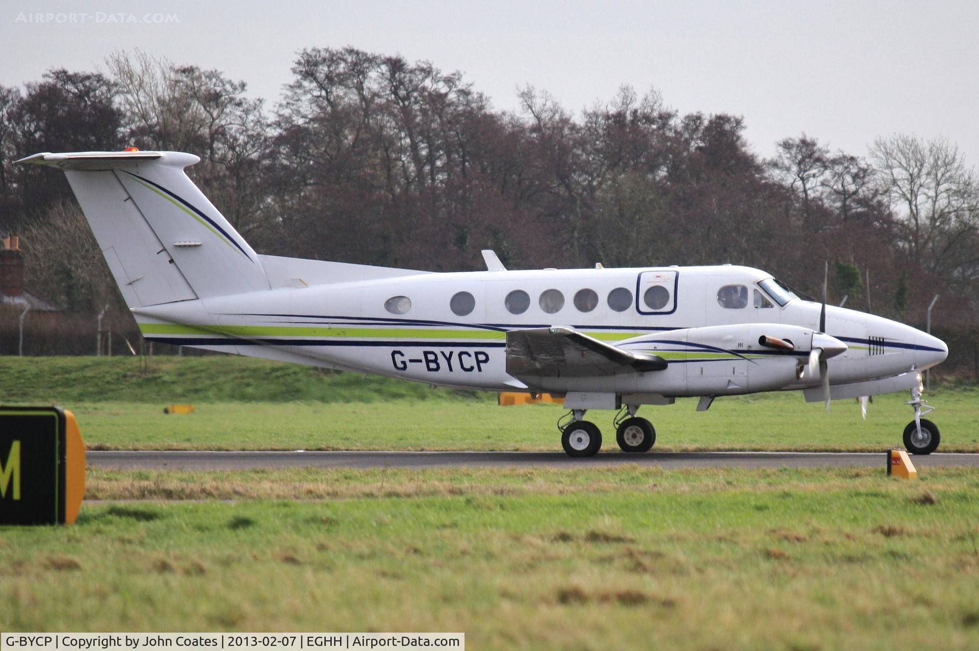G-BYCP, 1981 Beech B200 Super King Air King Air C/N BB-966, Arriving