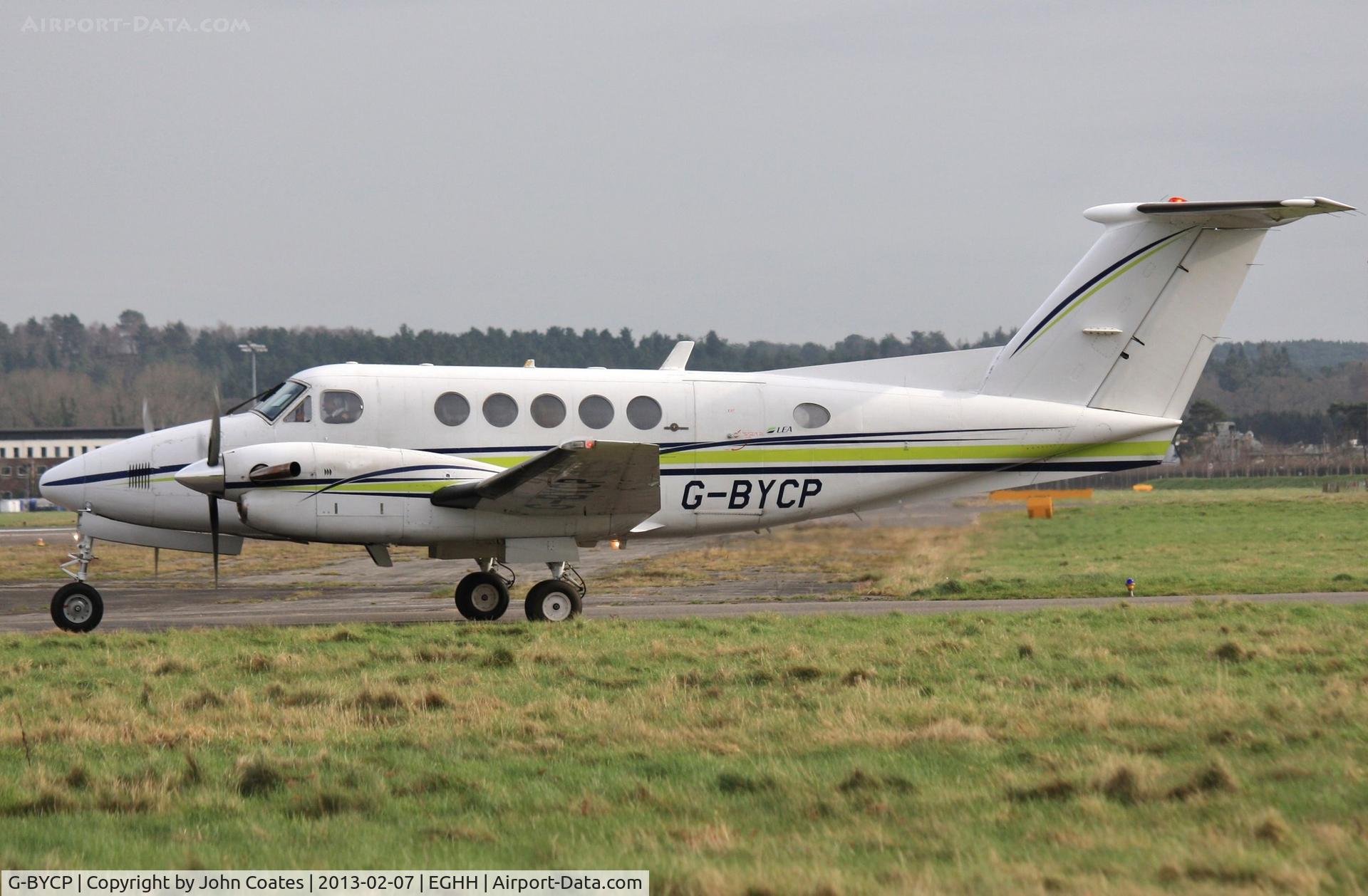 G-BYCP, 1981 Beech B200 Super King Air King Air C/N BB-966, Taxiing