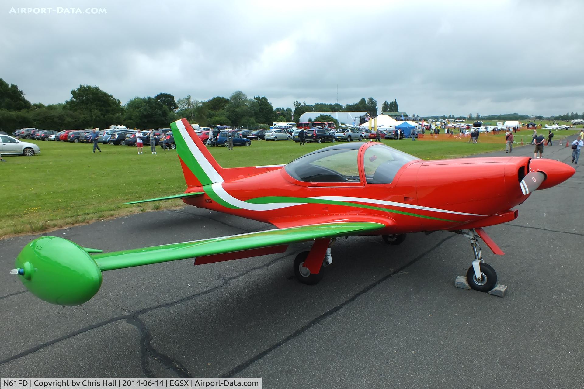 N61FD, 1983 SIAI-Marchetti F-260C C/N 719, at the Air Britain fly in