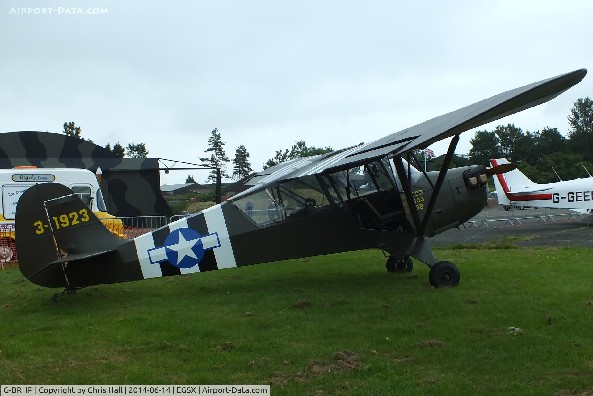 G-BRHP, 1942 Aeronca O-58B Defender C/N 058B-8533, at the Air Britain fly in