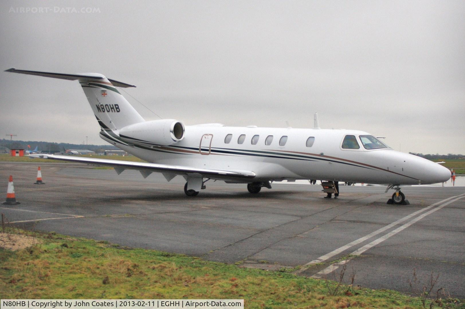 N80HB, 2007 Cessna 525B CitationJet CJ3 C/N 525B-0163, At CSE