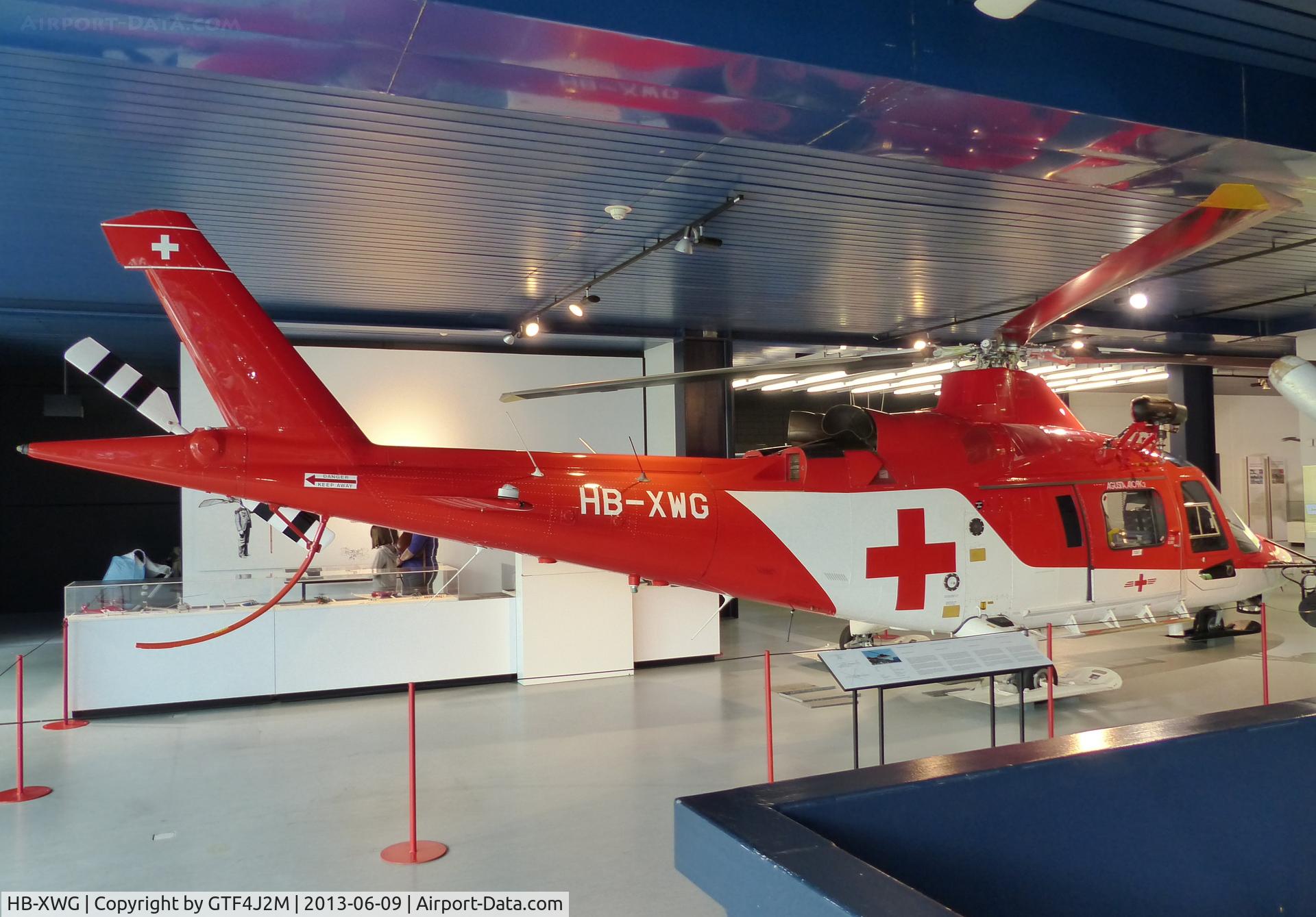 HB-XWG, 1993 Agusta A-109K-2 C/N 10007, HB-XWG  preserved at Swiss Transport Museum, Lucerne
