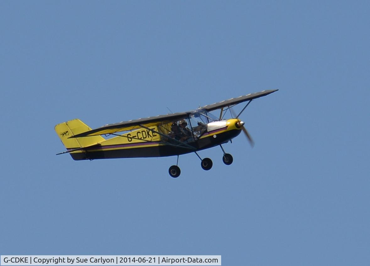 G-CDKE, 2005 Rans S-6ES Coyote II C/N PFA 204-14119, 21st June 2014: Fly-over during the Eddystone Pursuit for Yachts aimed at raising funds for local charities.  The Pursuit takes place from Plymouth to the Eddystone Lighthouse and back, past Rame Head. United Kingdom.