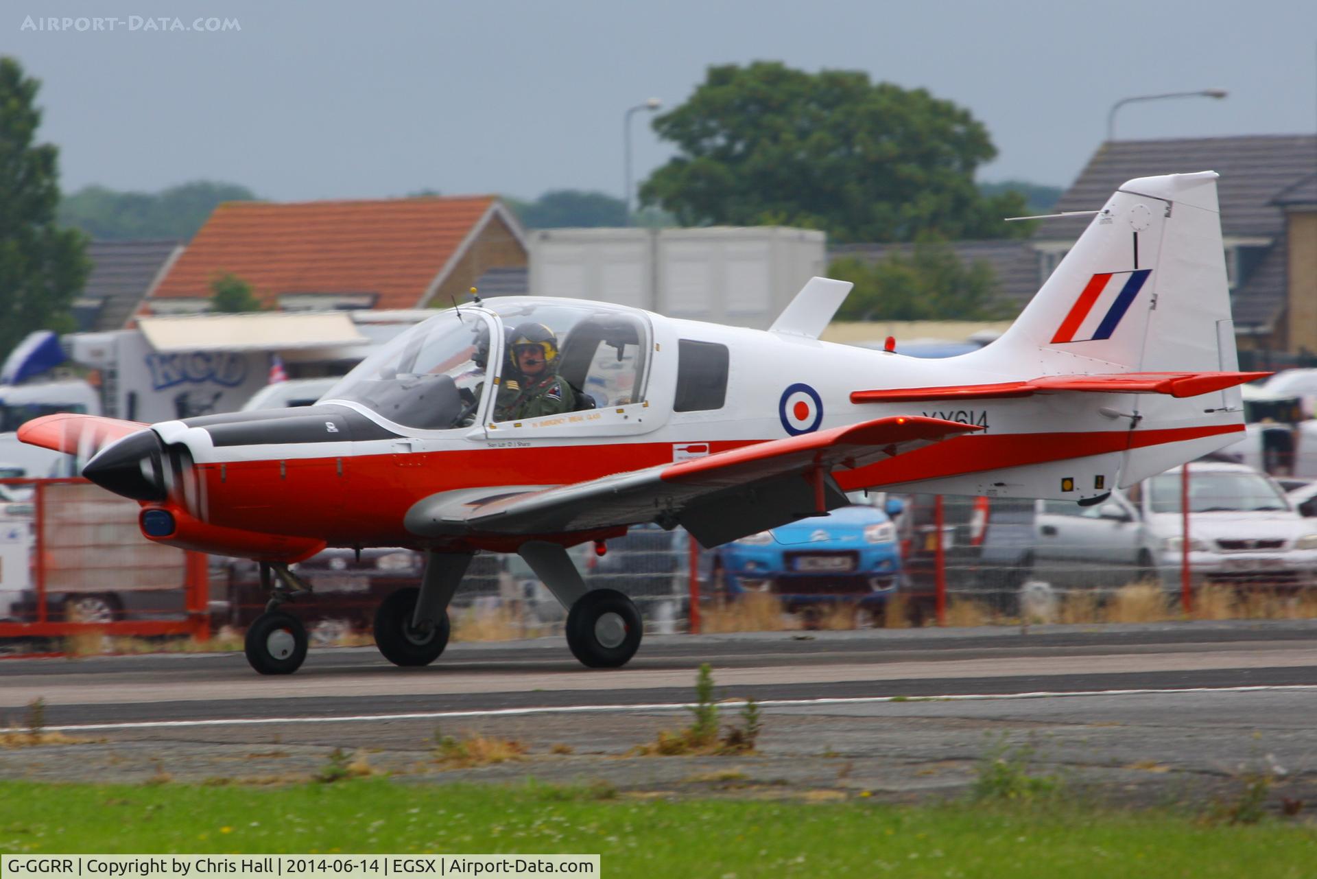 G-GGRR, 1974 Scottish Aviation Bulldog T.1 C/N BH120/272, at the Air Britain fly in