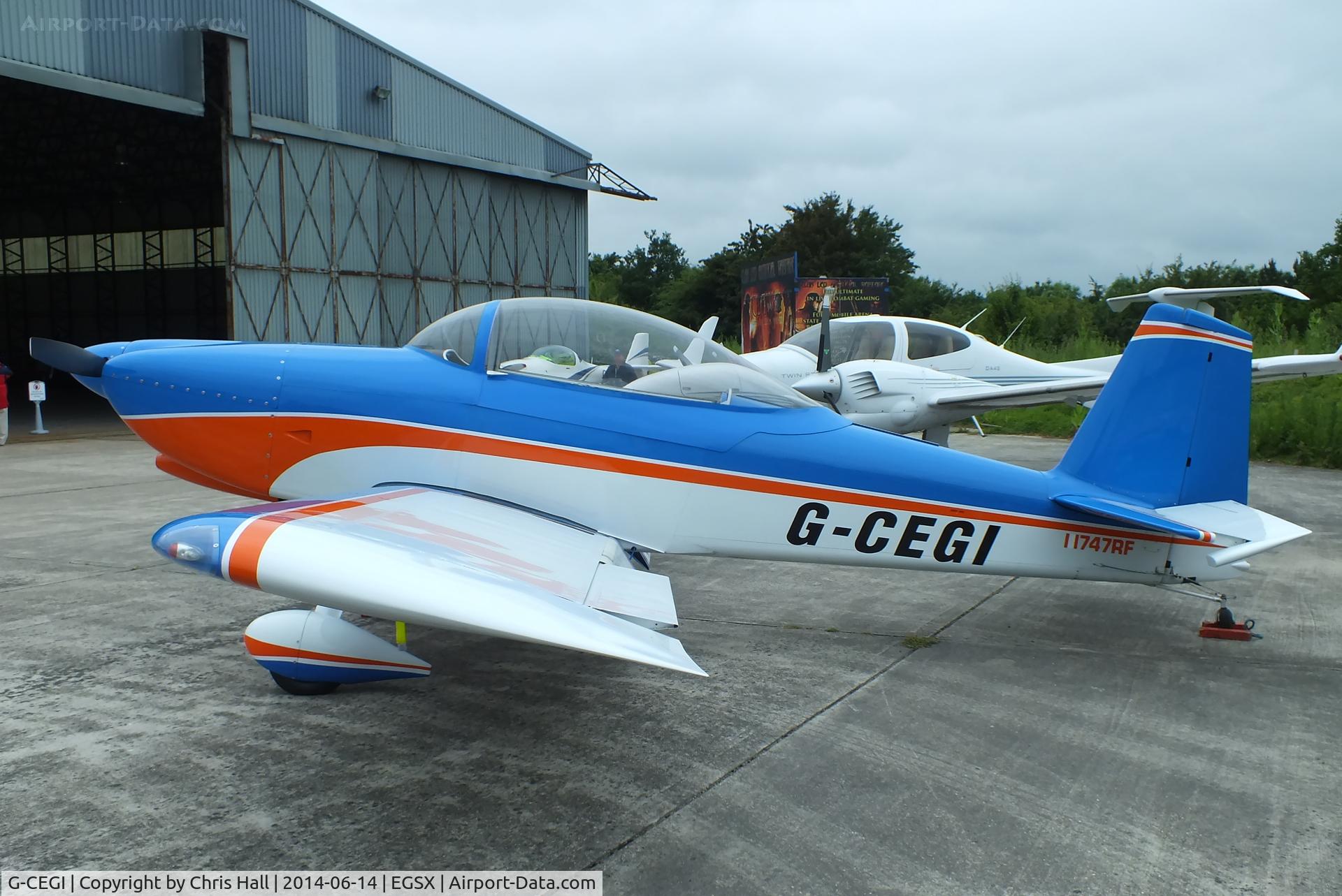 G-CEGI, 2003 Van's RV-8 C/N 81480, at the Air Britain fly in
