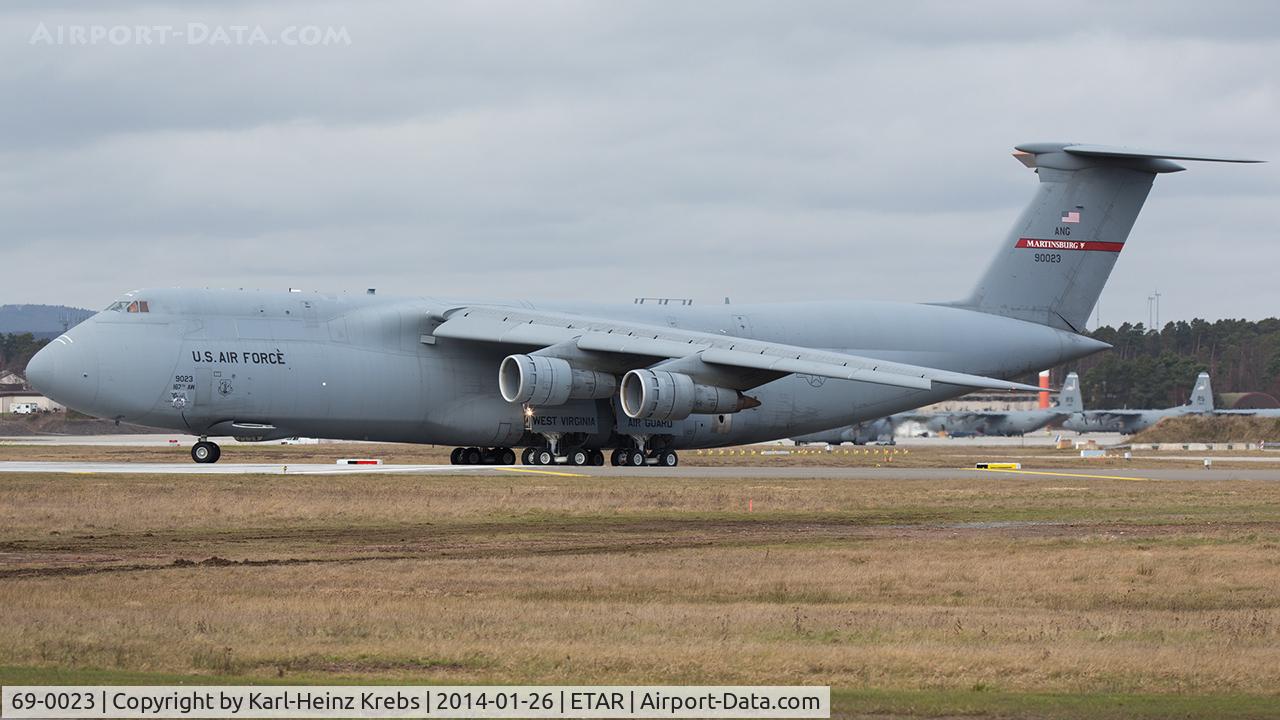 69-0023, 1969 Lockheed C-5A Galaxy C/N 500-0054, US Air Force