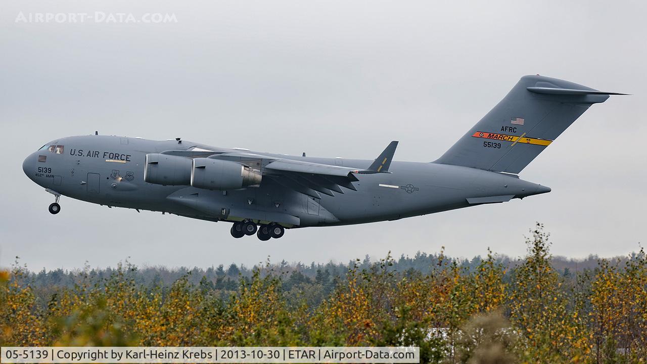 05-5139, Boeing C-17A Globemaster III C/N P-139, US Air Force