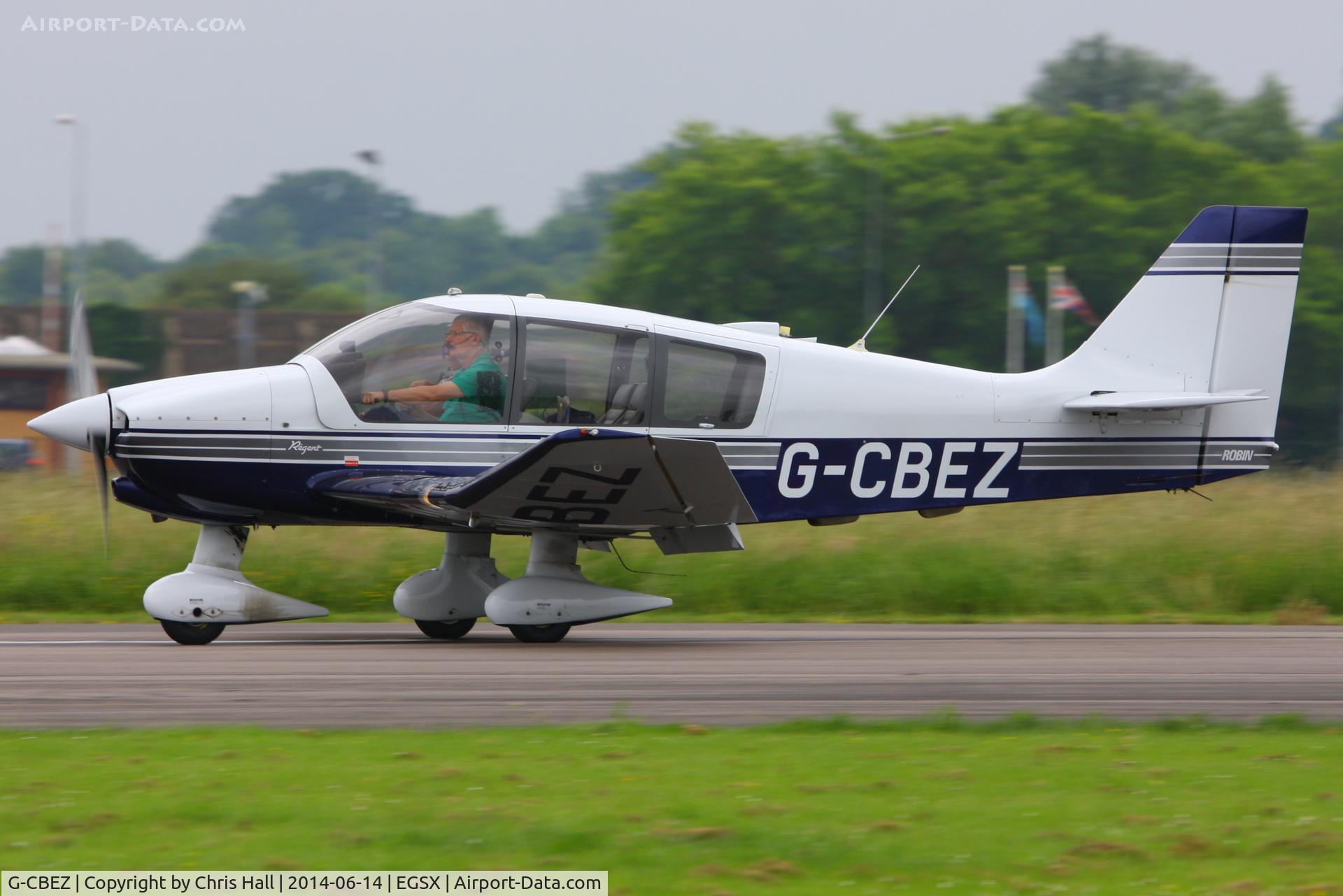 G-CBEZ, 2002 Robin DR-400-180 Regent Regent C/N 2511, at the Air Britain fly in
