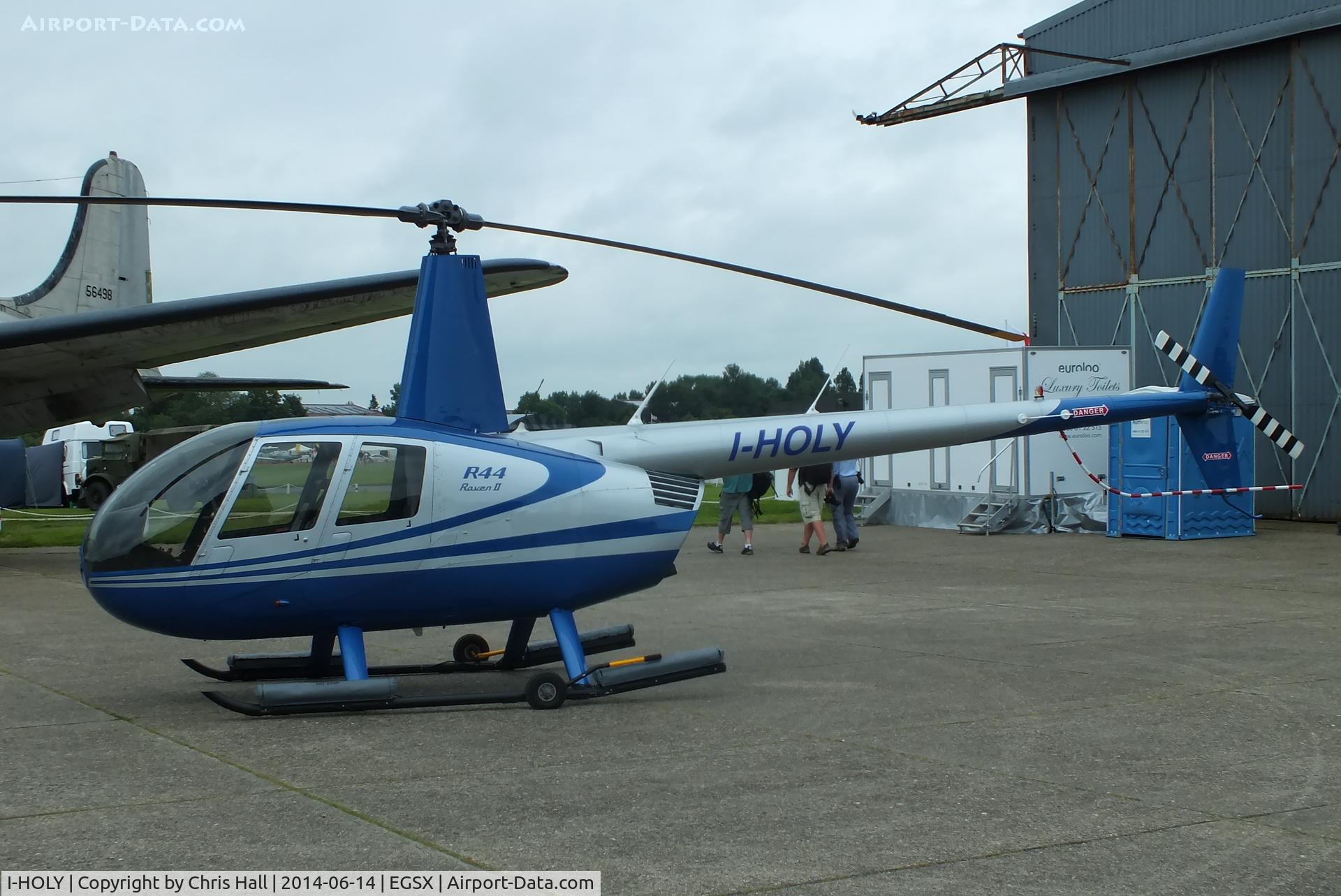 I-HOLY, 2009 Robinson R44  Raven II C/N 12580, at the Air Britain fly in