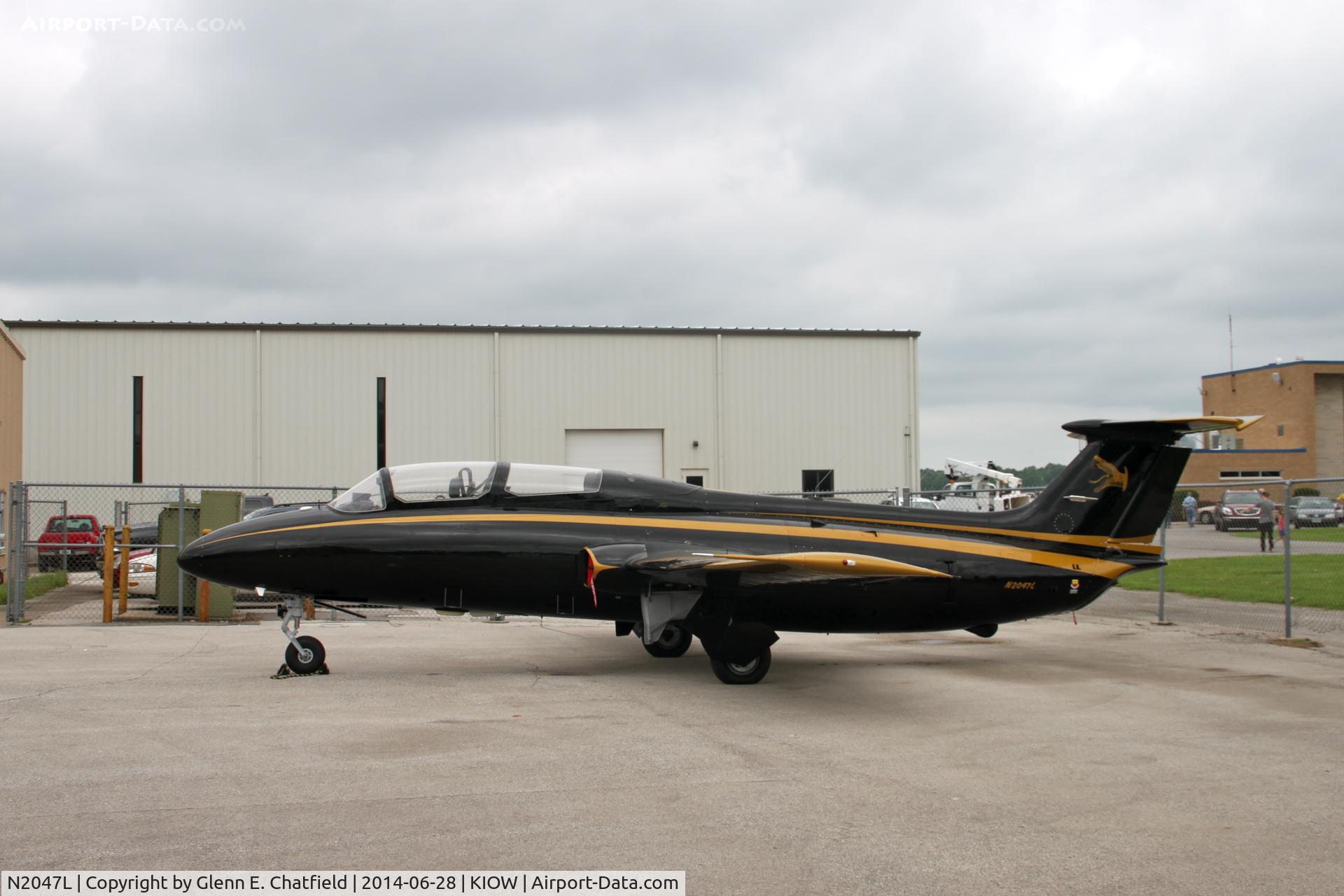 N2047L, Aero L-29C Delfin C/N 395194, New bird for the University of Iowa