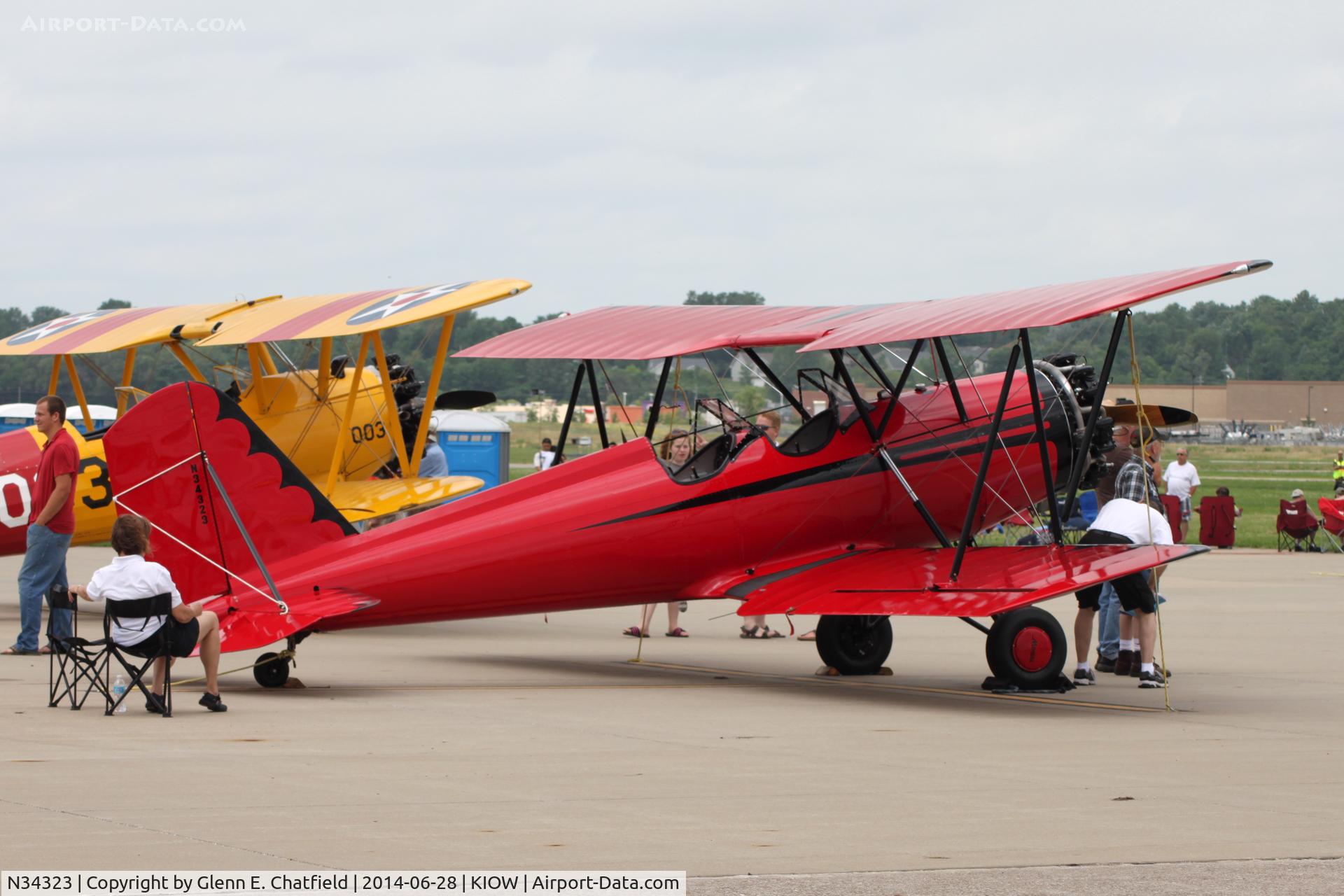 N34323, 1942 Meyers OTW-145 C/N 67, Displayed at the air show