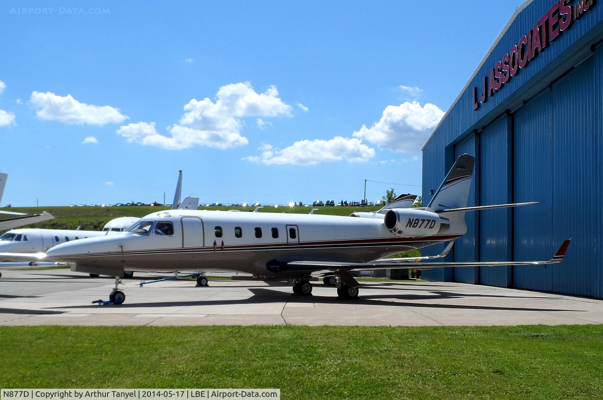 N877D, 1998 IAI 1125A Astra SPX C/N 102, Parked @ LBE