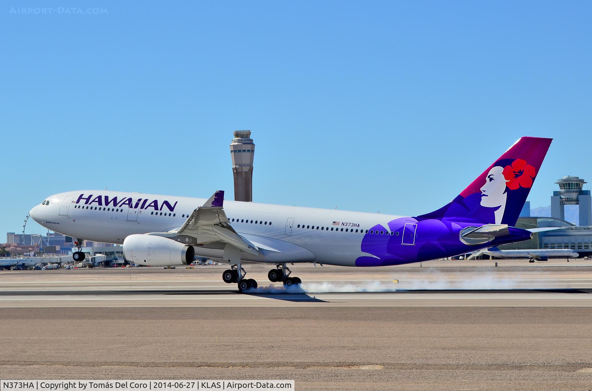 N373HA, 2014 Airbus A330-243 C/N 1530, N373HA Hawaiian Airlines 2014 Airbus A330-243 - cn 1530 K?kalani'ehu

Las Vegas - McCarran International Airport (LAS / KLAS)
USA - Nevada, June 27, 2014
Photo: Tomás Del Coro